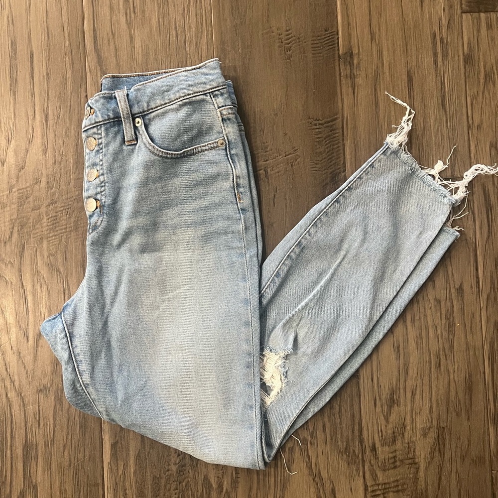 J Crew Factory 10” High Rise Skinny Jeans Sz 27